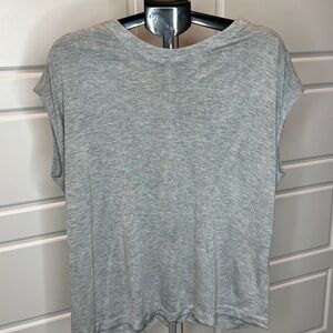 Robert Rodriguez Light Gray Short Sleeve Top